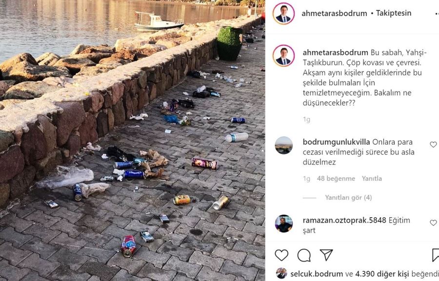 Bodrum Belediye Başkanı Çılgına Döndü; Çöpleri Toplatmadı 
