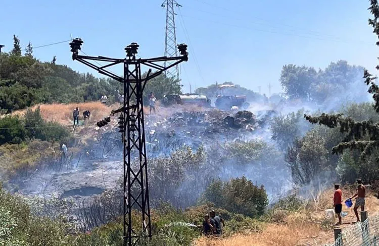 Bodrum Adabük’ünde trafo patladı.