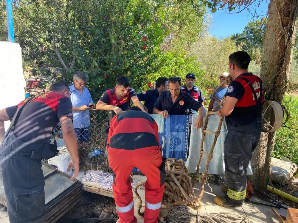 Evini ateşe verip kendini kuyuya atan şahıs tutuklandı